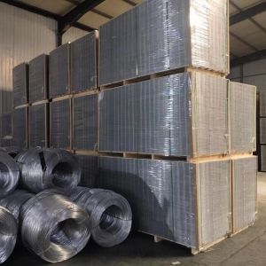 Quality 3.4mm Wire*15cm Mesh *1.22*2.44 Black Welded Wire Mesh Panel For Canada for sale