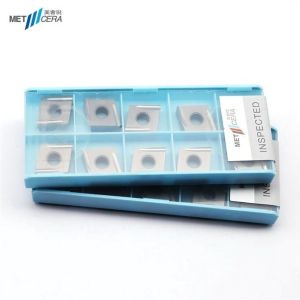 HRA92.5 Hardness Cermet Turning Inserts CNGG120404L-P Good Surface