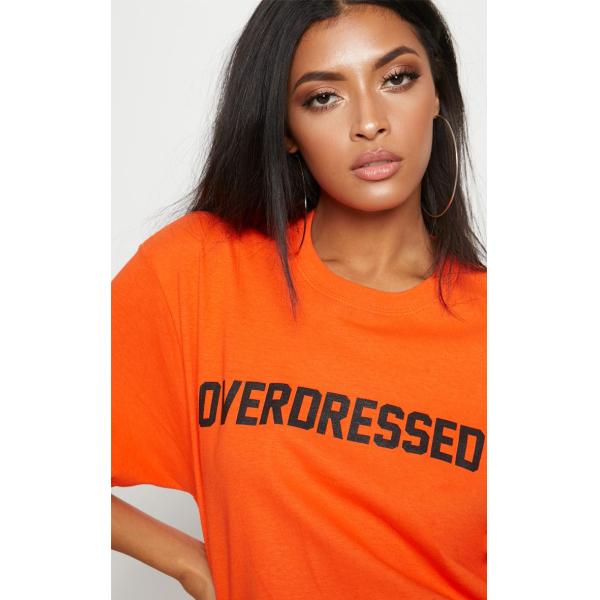 Overdress ladies printed T shirt with O neck