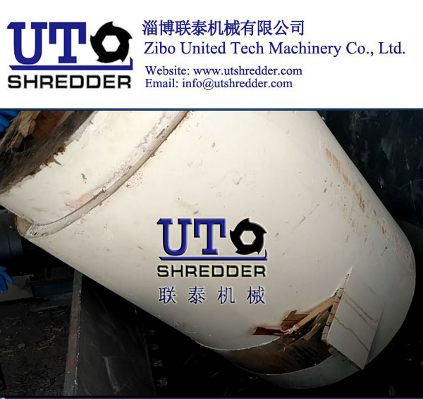wooded drum shredder/ plywood drum shredder/ wooded package barrel shredder, high efficiency with low noise