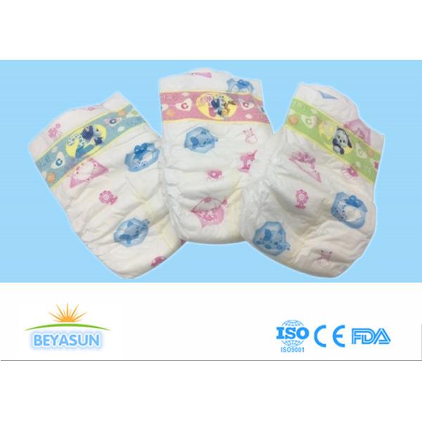 Buy XXL Disposable Baby Diapers , Biodegradable Disposable Nappies Soft Topsheet at wholesale prices