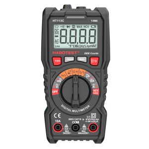 Quality Habotest HT113C 6000 Counts Display Digital Multimeter with 151mm*75mm*48mm Dimensions and 40-400Hz Bandwidth for sale