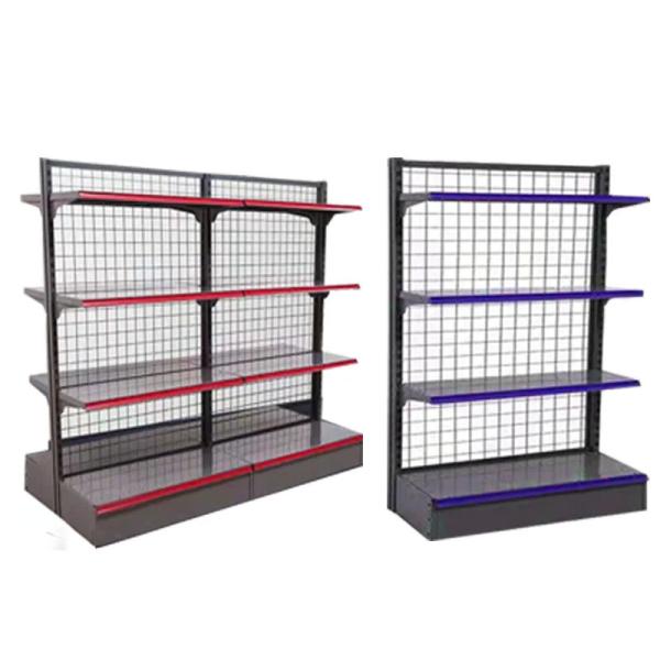 Buy Customized Gondola Display Shelf Industrial Pharmacy Shop Supermarket Rack at wholesale prices