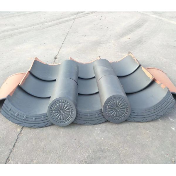 Japanese Traditional Clay Roof Tiles Ceramic Roof Shingle Japan Style Restaurant