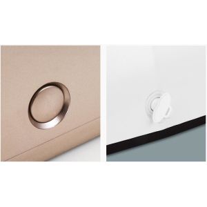 Removable Bathroom Sanitary Products Square Chrome Hand Towel Box With Lock