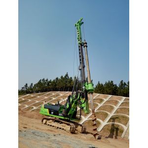 Max Drilling Depth 32m Hydraulic Piling Rig 30rpm.