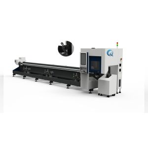 QH-GA Automatic Obstacle Avoidance Tube Laser Cutting Machine Side-mounted Lathe Beveling Cutting