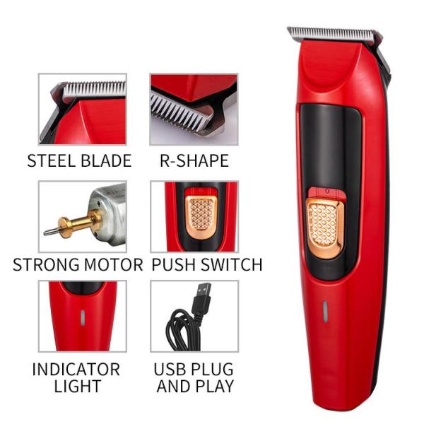 Rechargeable Electric Professional Hair Clipper Low Noise