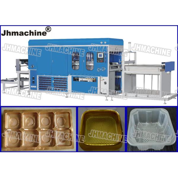 Home fresh PP Trays Automatic Vacuum Thermoforming Machine within Vacuum pump