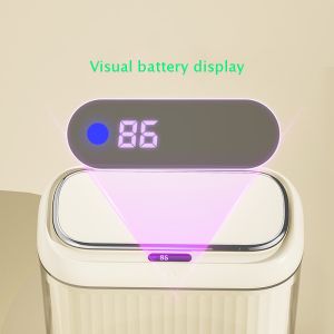 Motion Sensor Trash Can 13 Gallon Garbage Recycled Plastic Trash Cans