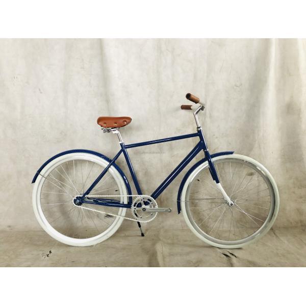 Single Speed Bicycle Classic City Cruiser Bike Women Step Through Lady Bikes 1.8m Long
