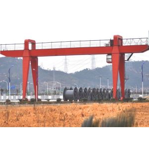 Anti Corrosion Double Girder 30M 70 Ton Overhead Gantry Crane