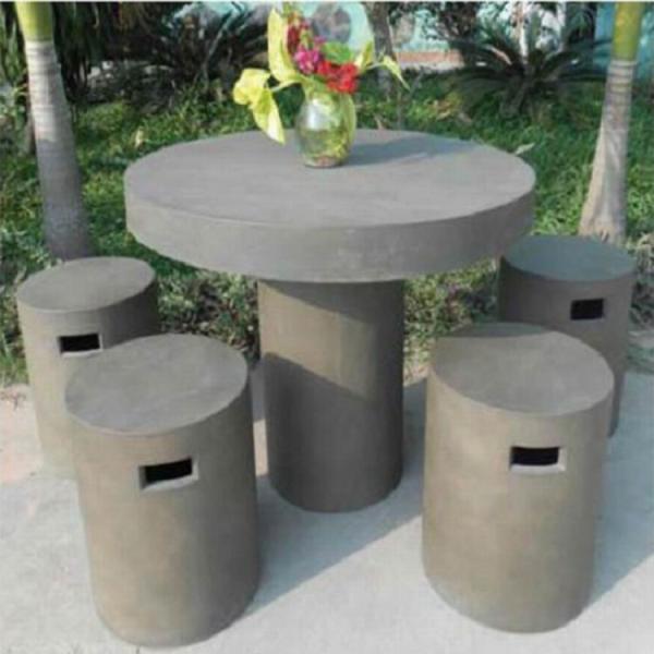Home Furniture Modern Living Room Concrete Table White Round Concrete Coffee Table