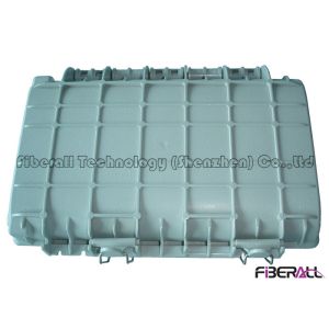 Plastic Fiber Optic Terminal Box For Fiber Splicing With 2 Optical Cable Entries