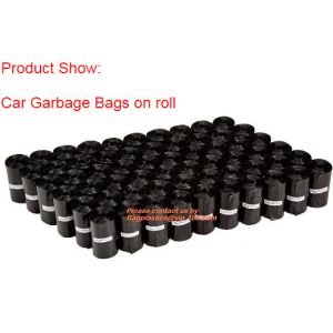 Car Garbage bags on roll, Colored Dustbin Bin Liners, Trash Bag Roll, Garbage