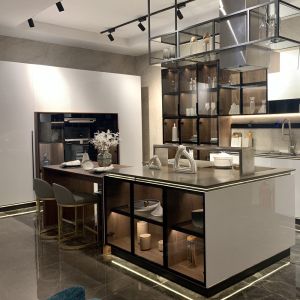 304 Stainless Steel Hotel Furniture Integral Hotel Kitchen Cabinets