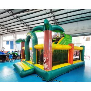 Hotel Inflatable Bounce House Combo Jungle Zoo Jumping Castle