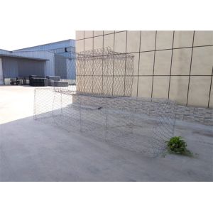 Quality Flexible Galfan Gabion Baskets , Harshest Environments Gabion Mesh Cage for sale