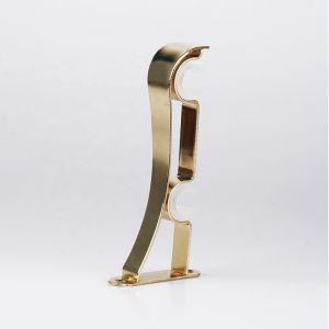 Stainless Steel Extendable Double Curtain Pole Brackets