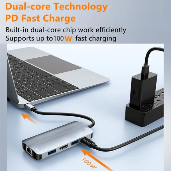 Buy Convenient and USB C Hub 1 X User Manual USB Type USB A Output Interface Type C at wholesale prices