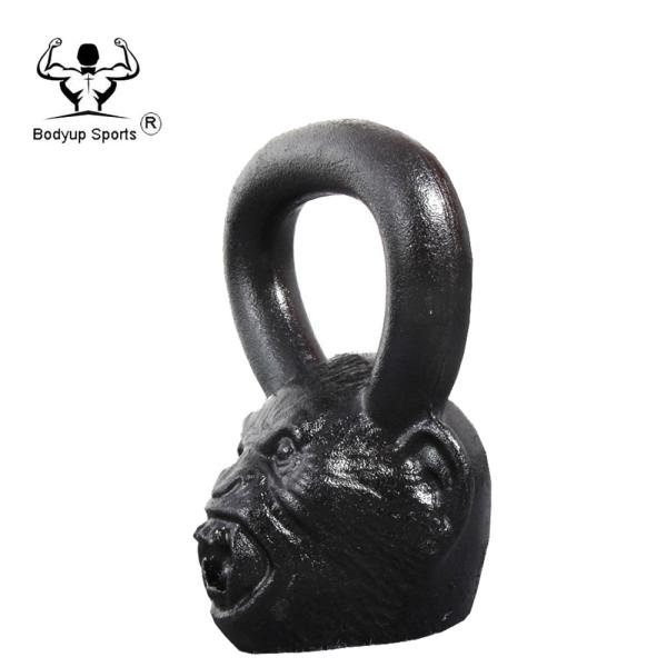 Crossfit Powder Painting Cast Iron Skull Kettlebell / Competition Power Training Skull Kettlebell