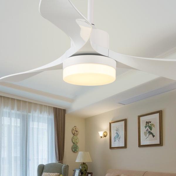Buy 220V Ceiling Fan Light LED Energy  Remote Control Ceiling Light Fan Indoor  Living Room White Ceiling Fan(WH-CLL-21) at wholesale prices
