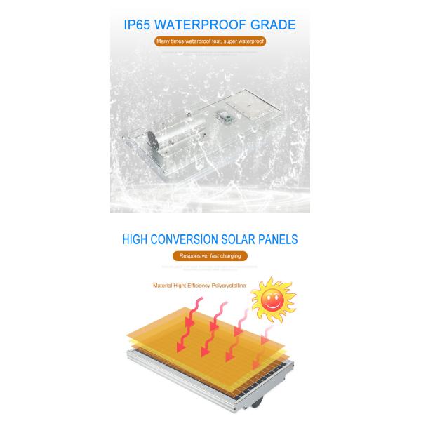 3.2V 40AH Aluminum Body Solar Flood Lights For Garages 50W 100W 150W