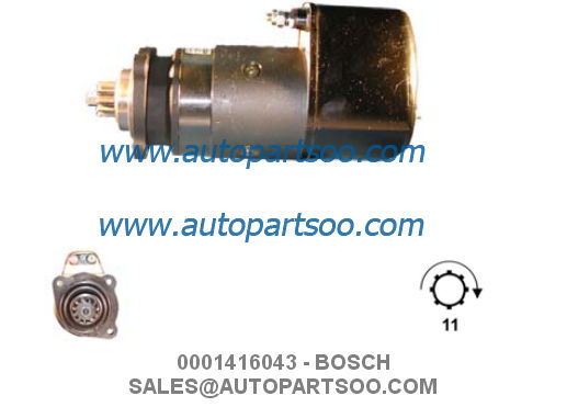 0001416002 0041516001 - BOSCH Starter Motor 24V 6.6KW 12T MOTORES DE ARRANQUE