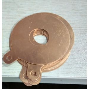 Quality High Reliability Piezo Ceramic Plate Electrode Copper Ring Heat Resistance for sale