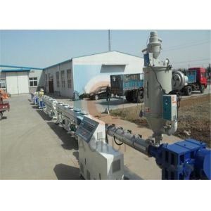 Fully Automatic Plastic Extrusion Line , PP PE Twin Screw Extruder