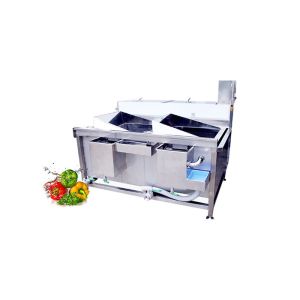 300KG Small Ultrasonic Washing Machine For Squash Turnip