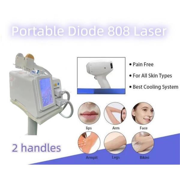 755 808 1064 Diode Laser Machine For Hair Removal 2000W Ice Painless 4K Screen