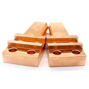 CNC Customized Copper Contact Block – Precision Machined Electrical Connector