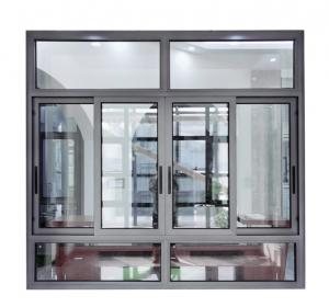 Quality Thermally Broken Aluminium Fabrication Sliding Window With Retractable Screen for sale