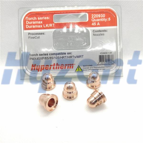 Buy Powermax 65 85 45A 220930 Hypertherm Fine Cut Nozzle at wholesale prices