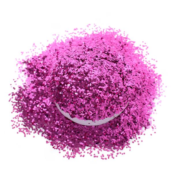 Add Some Sparkle to Your Festival Home Decoration with 2023 Hotsale PET Hexagonal Glitter Powder in Pink Purple and Red