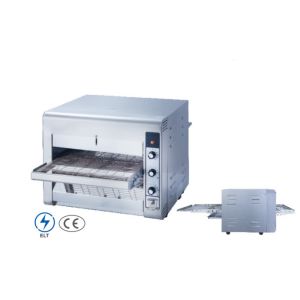China 220-240V Silver Stainless Steel Pizza Oven 50-400℃ Temp Conveyor Pizza Oven on sale