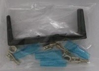 Round battery gauge Arc LED line 10 Bar Digital Battery Discharge Indicator