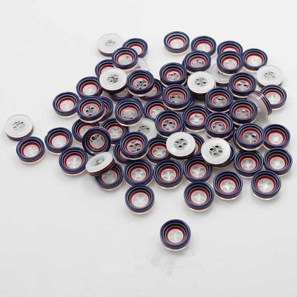2019 Fashion shirt sewing 4 hole resin button