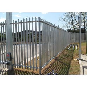 Anti Rust 6ft Galvanized Steel Palisade Fencing with D Section