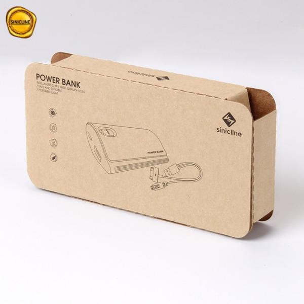 Buy 100mm 6in CDR Electronics Corrugated Cardboard Power Bank Packaging Box For Gifts at wholesale prices