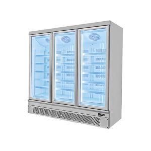 China Vertical Frozen Food Display Freezer Commercial Refrigeration Equipment on sale