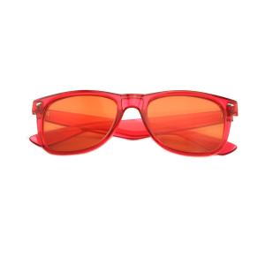 Orange 3D Fireworks Glasses With Amber Diffraction Grating Film