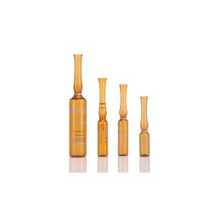 ISO standard glass medical amber ampoule vials for medicine