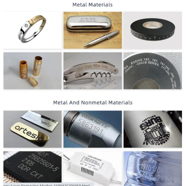 Desk Portable Fiber Laser Marking Machine 20w 30w 50w 100w CO2 Laser Marker