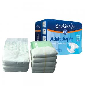 China OEM ODM Acceptable Plain Woven Super Absorbent Adult Diapers for Hospital and Home on sale