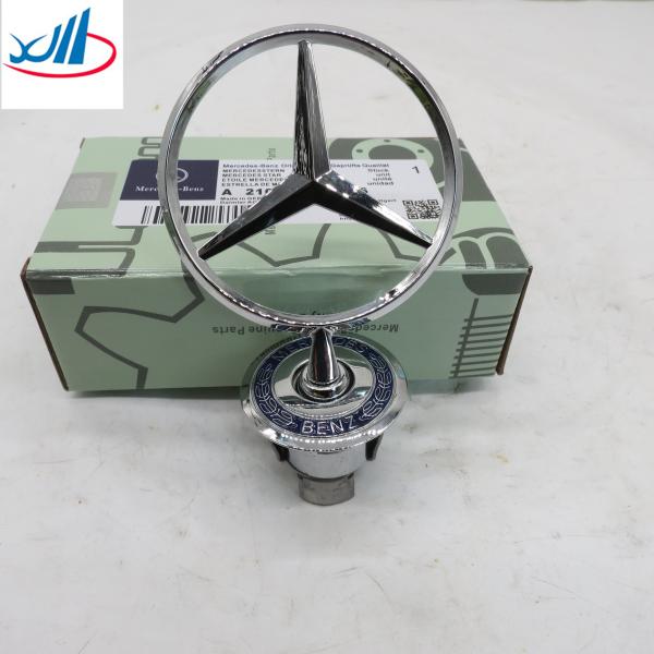 VOLLSUN Auto Parts Genuine Hood Star Logo Emblem For Mercedes Benz W221 2218800086 2228101200