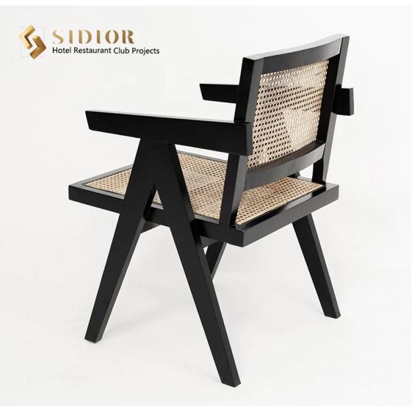 Solid Wood Dining Chair, High Quality Restaurant Chair, Solid Wood Frame, Natural Ratton Finished