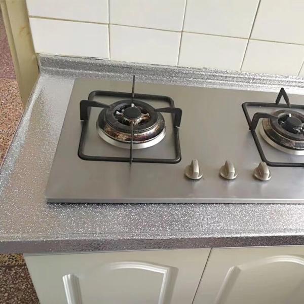 Oil-Proof Heat Resistant Wall Sticker for Countertop Drawer Shelf Liner Gold Embossed