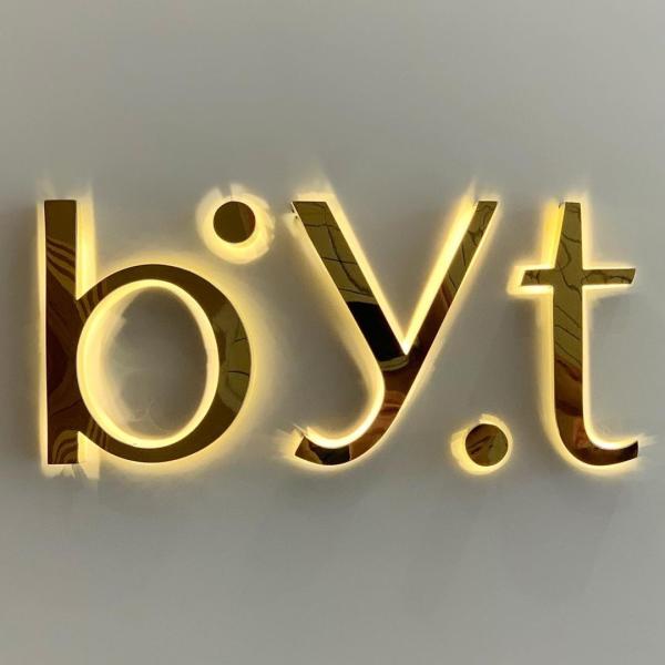Buy Office Wall Letters Logo in 3D LED for Custom Metal Business Advertising Signage at wholesale prices